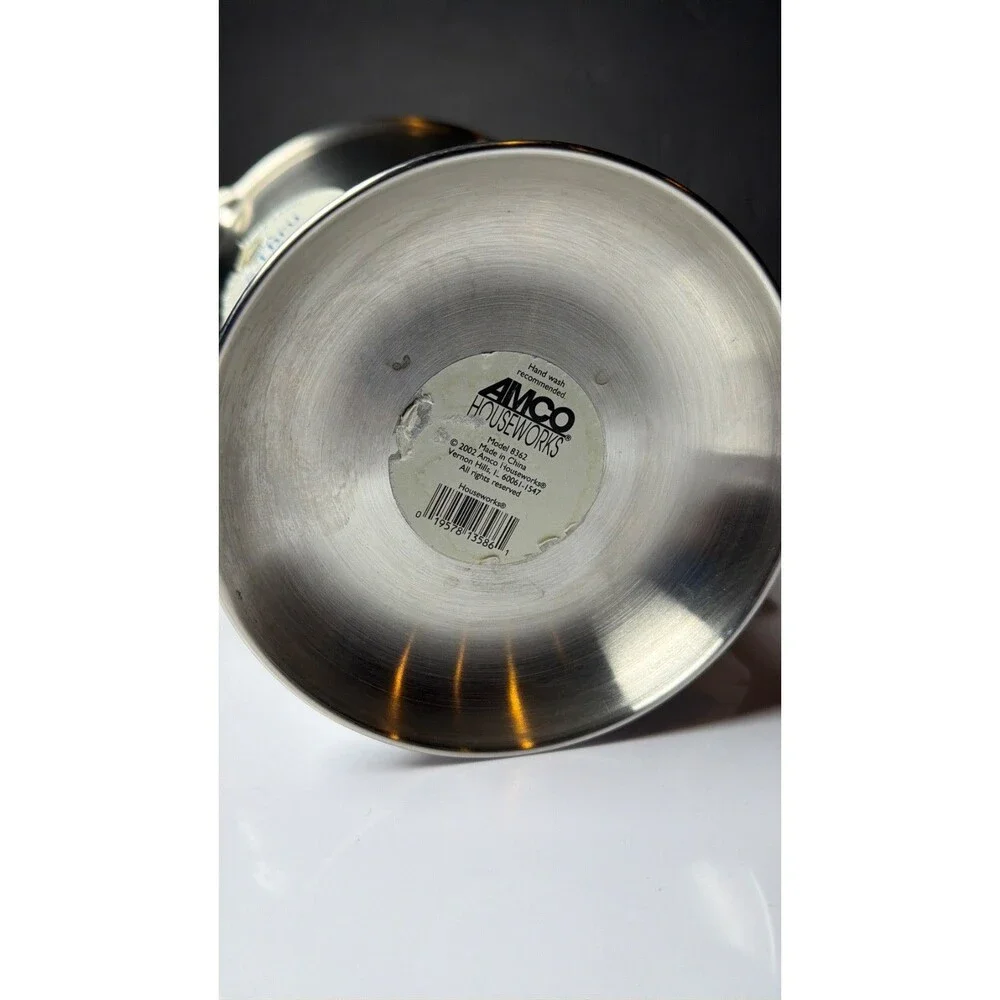Vintage AMCO Houseworks See-Thru Measure 2 Qt Stainless Steel Measuring Cup 8362